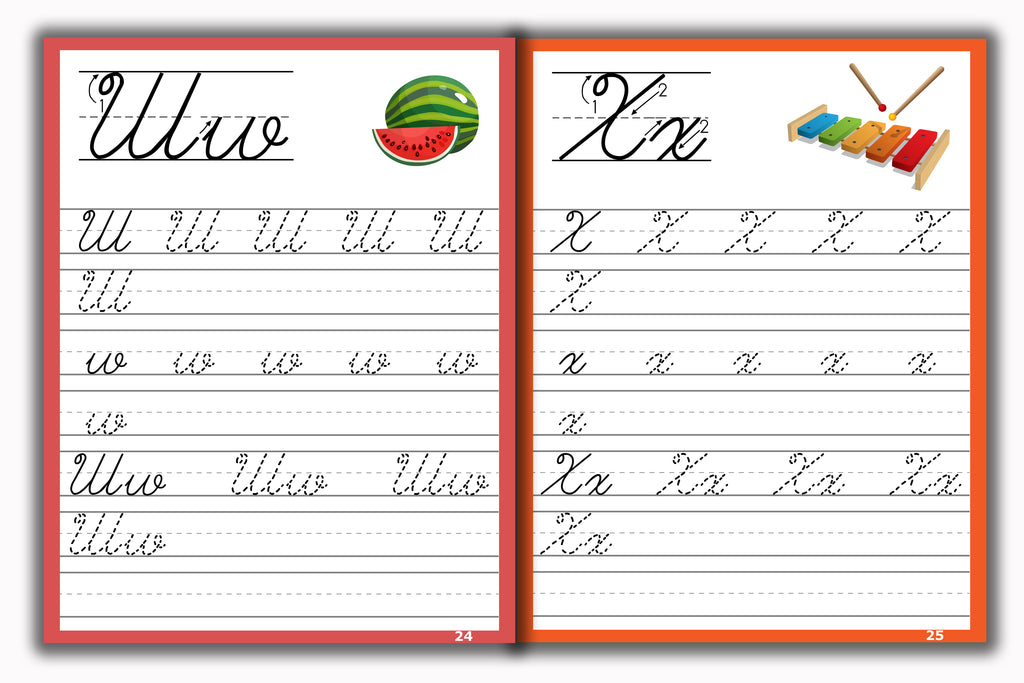 Activity Books Combo 13 - Beginning Sounds, Cursive Alphabet Trace And Write, Number (1-100), Same Less More, Trace The Path