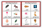 Activity Books Combo 14 - Before Between And After, Beginning Blends, Count And Circle, Trace 100 Sight Words, Word Families