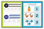 Activity Books Combo 12 - Counting Backward, I Spy Counting, Matching Cards, Ten Frame Cards, Vowels