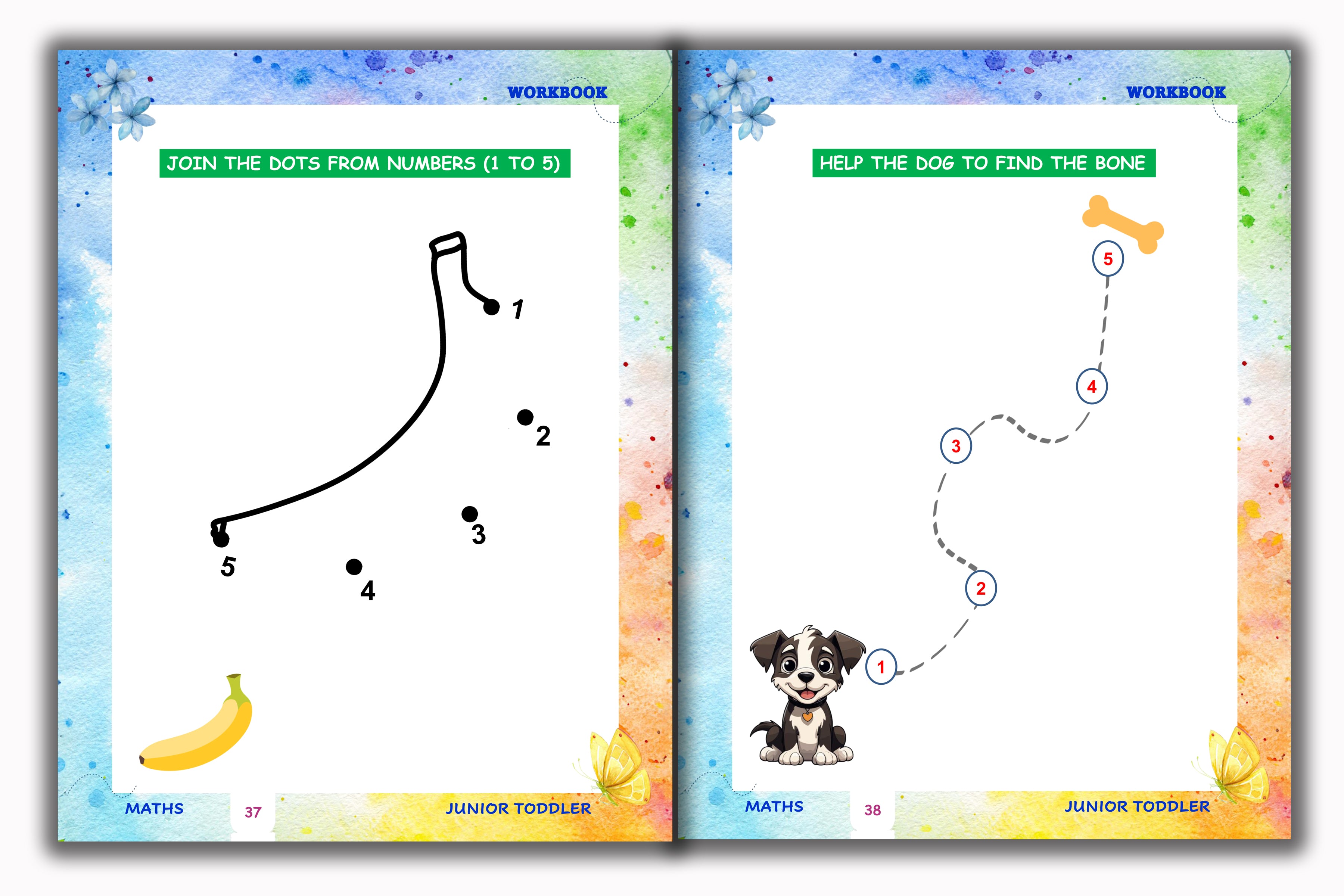 Junior Toddler - Maths Workbook (Play Group)