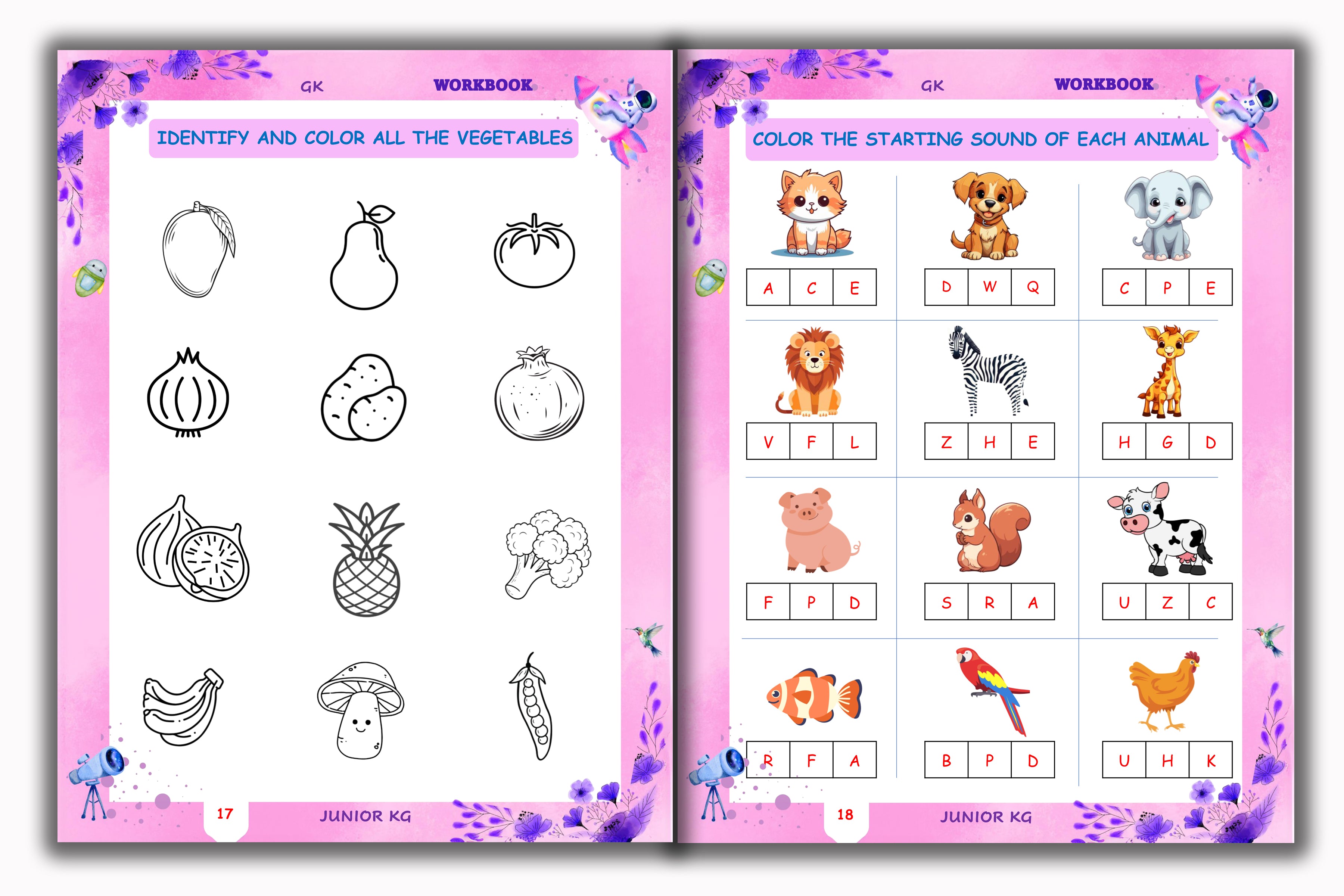 Junior KG - Exploring our World Workbook (GK)