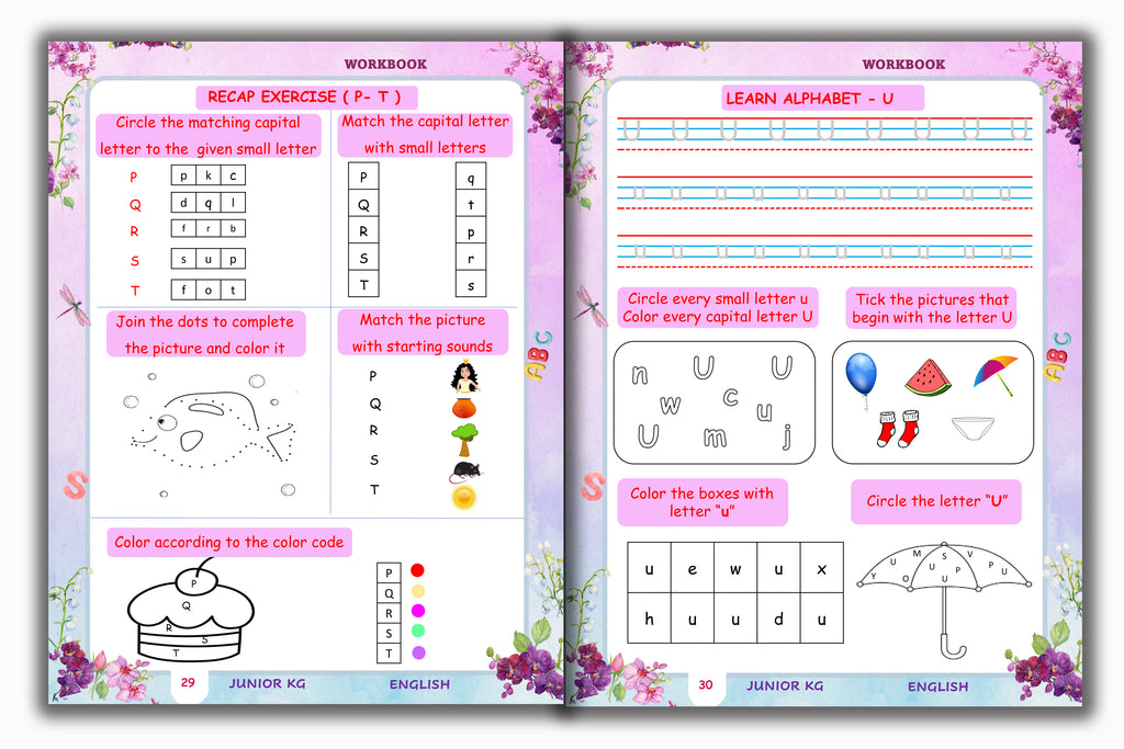 Junior KG - English Workbook