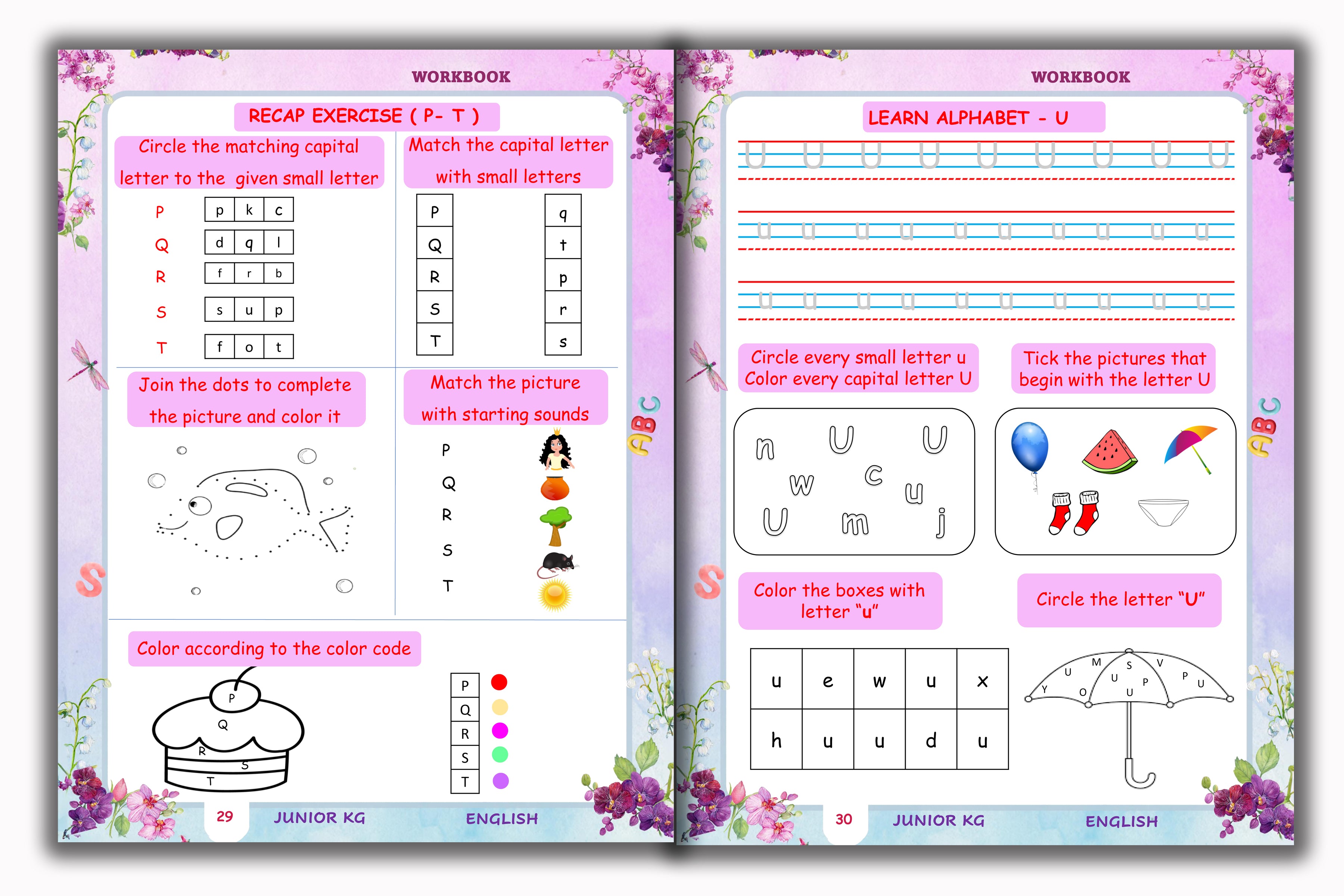 Junior KG - English Workbook