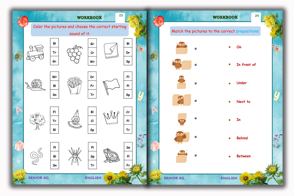 Senior KG - English Workbook