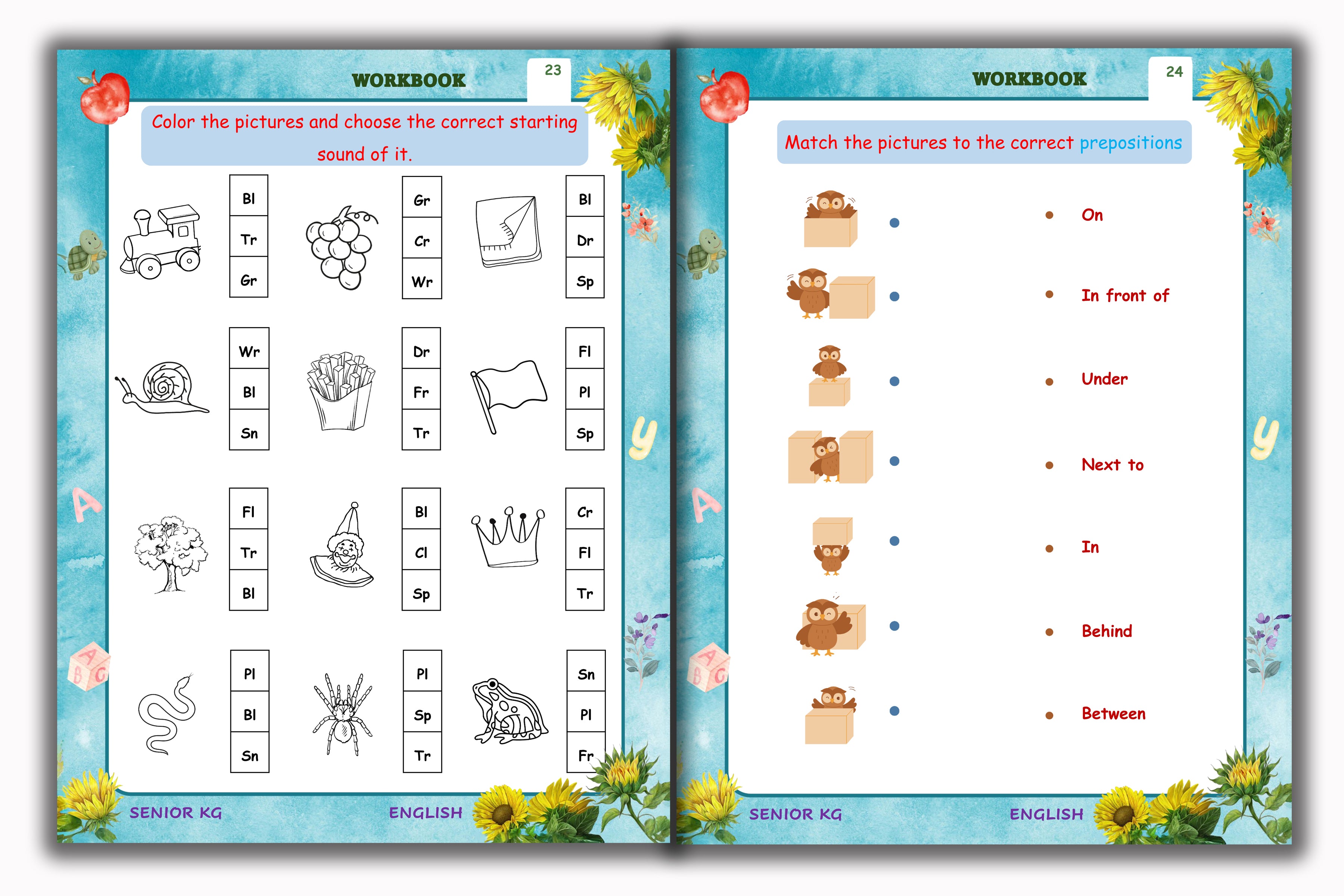 Senior KG - English Workbook