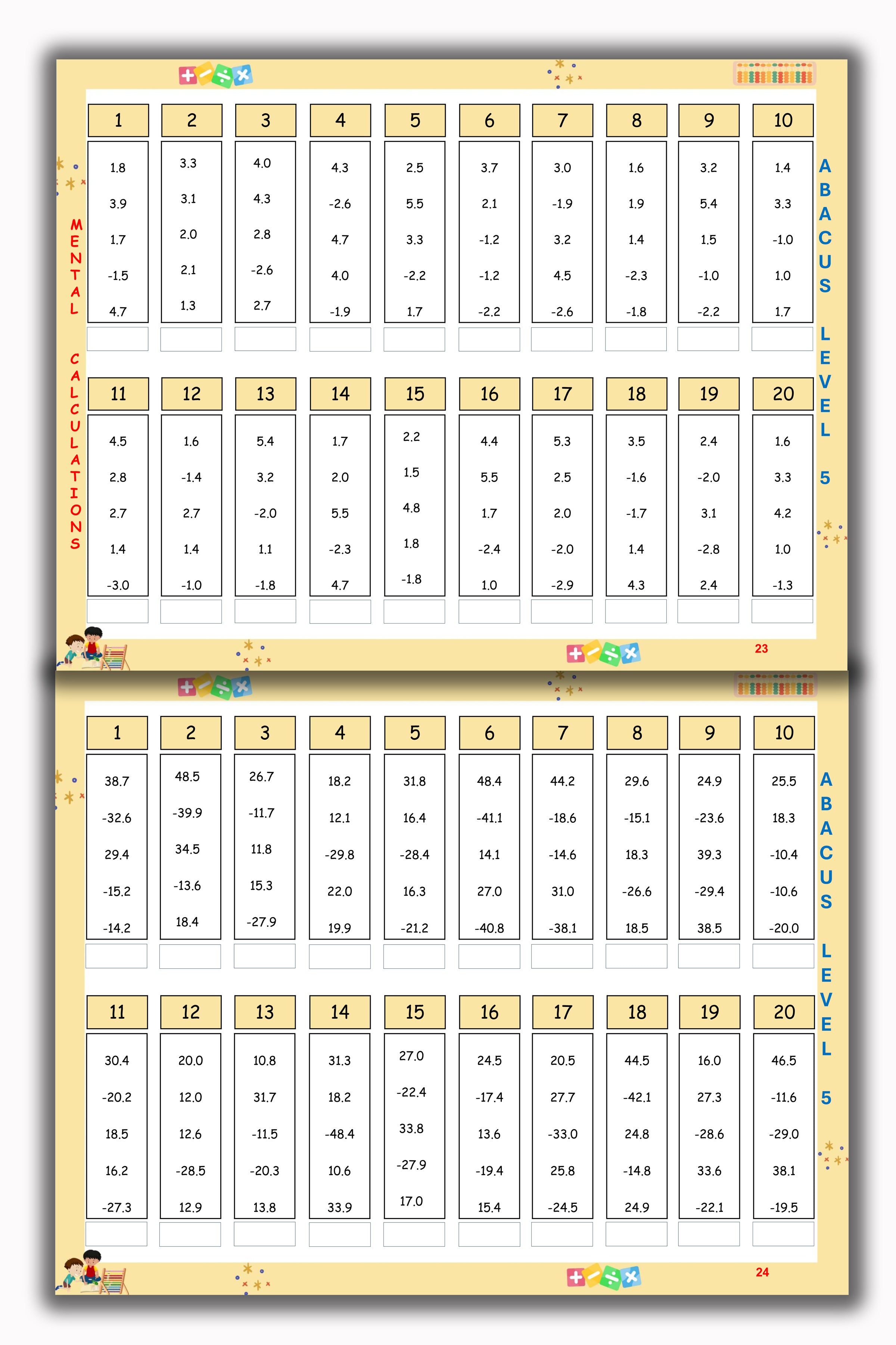 Abacus Book - Level 5