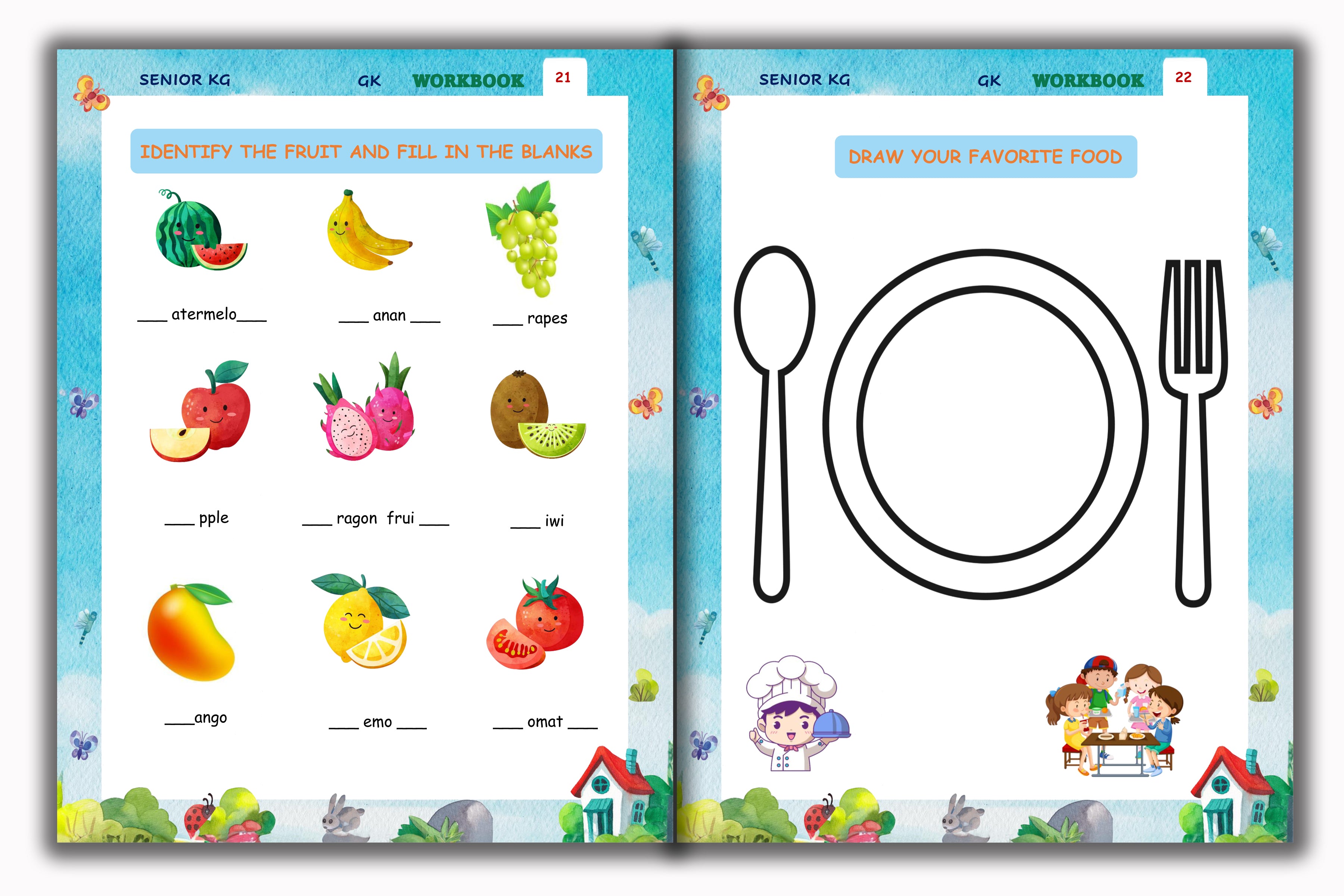 Senior KG - Exploring our world Workbook (GK)