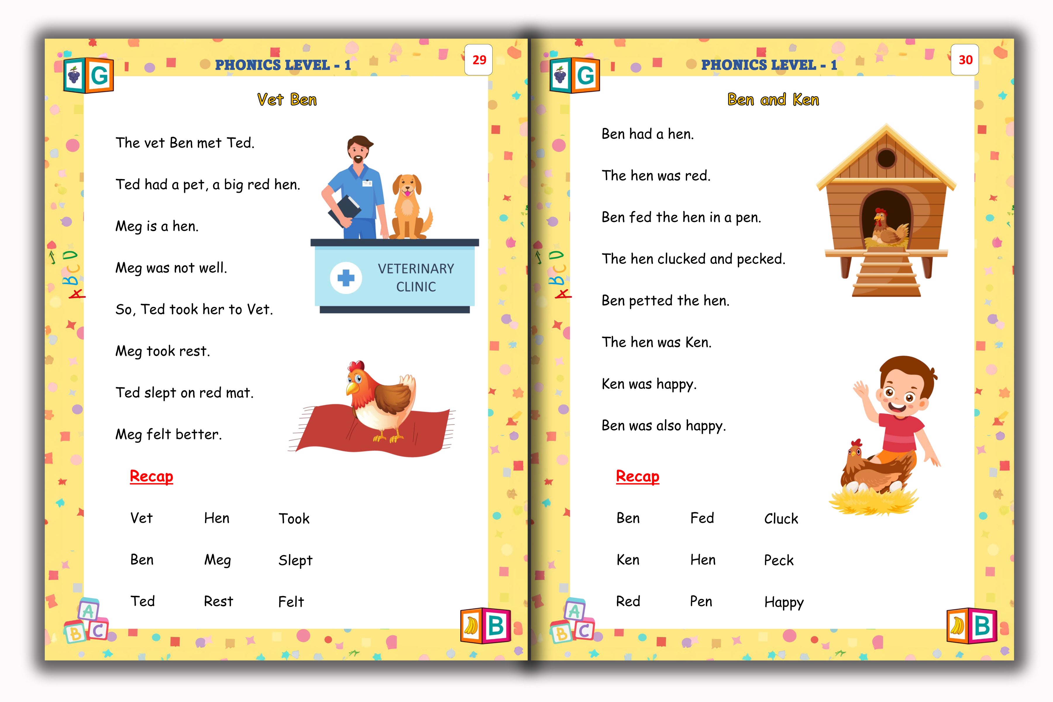 Phonics Book - Level 1