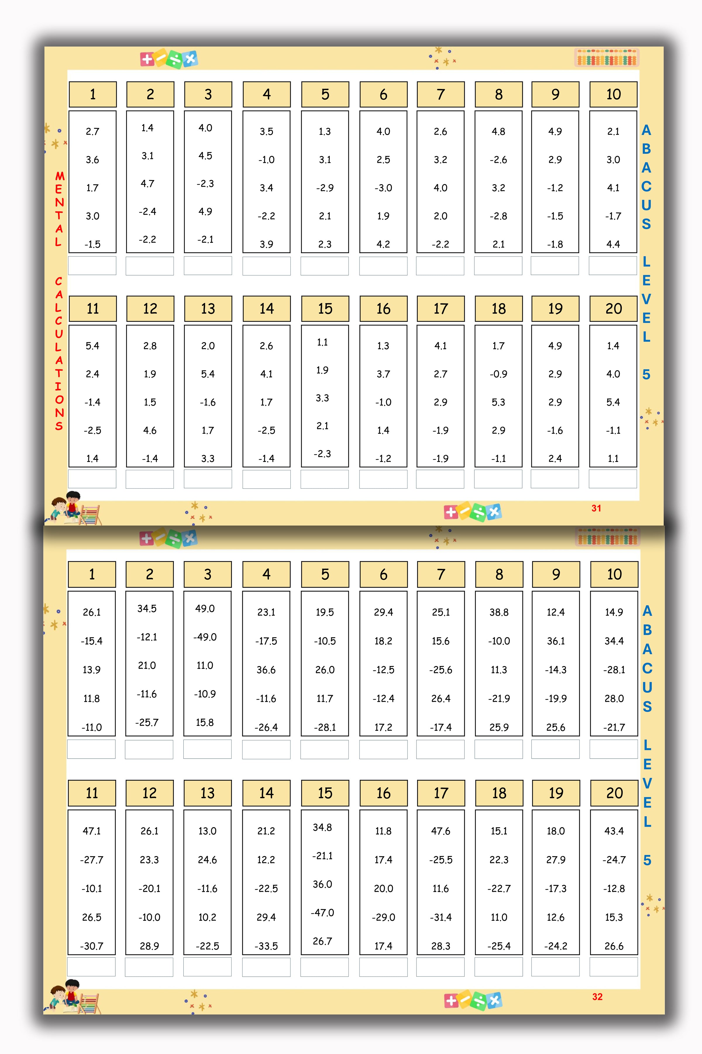 Abacus Book - Level 5