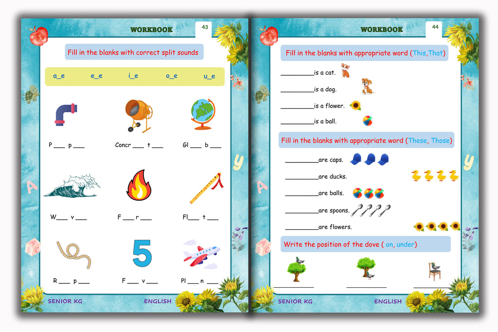 Senior KG - English Workbook