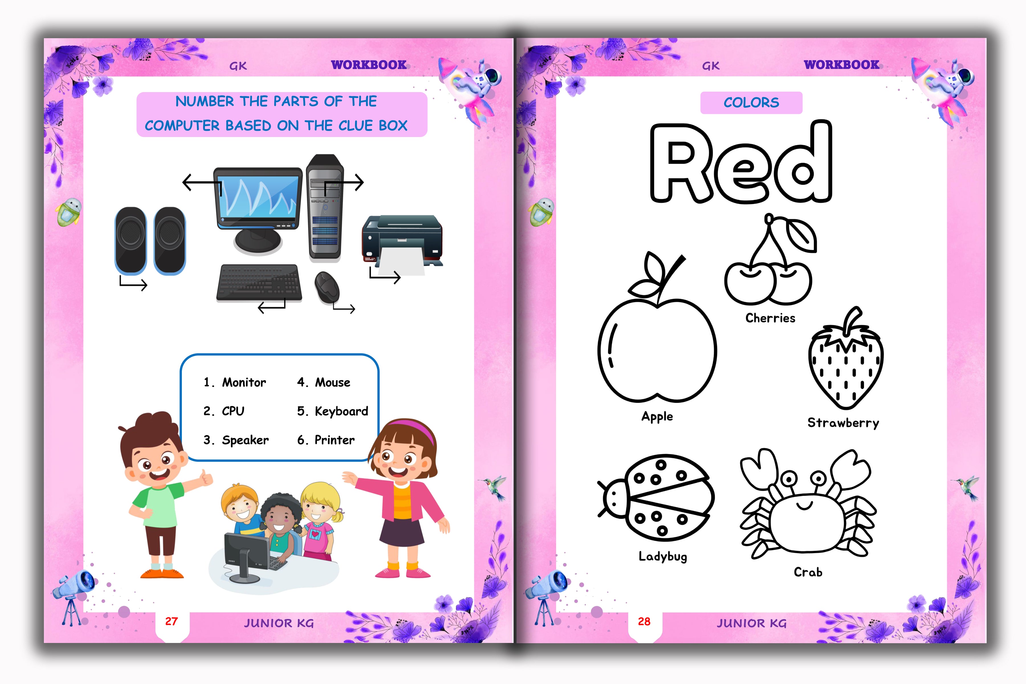 Junior KG - Exploring our World Workbook (GK)