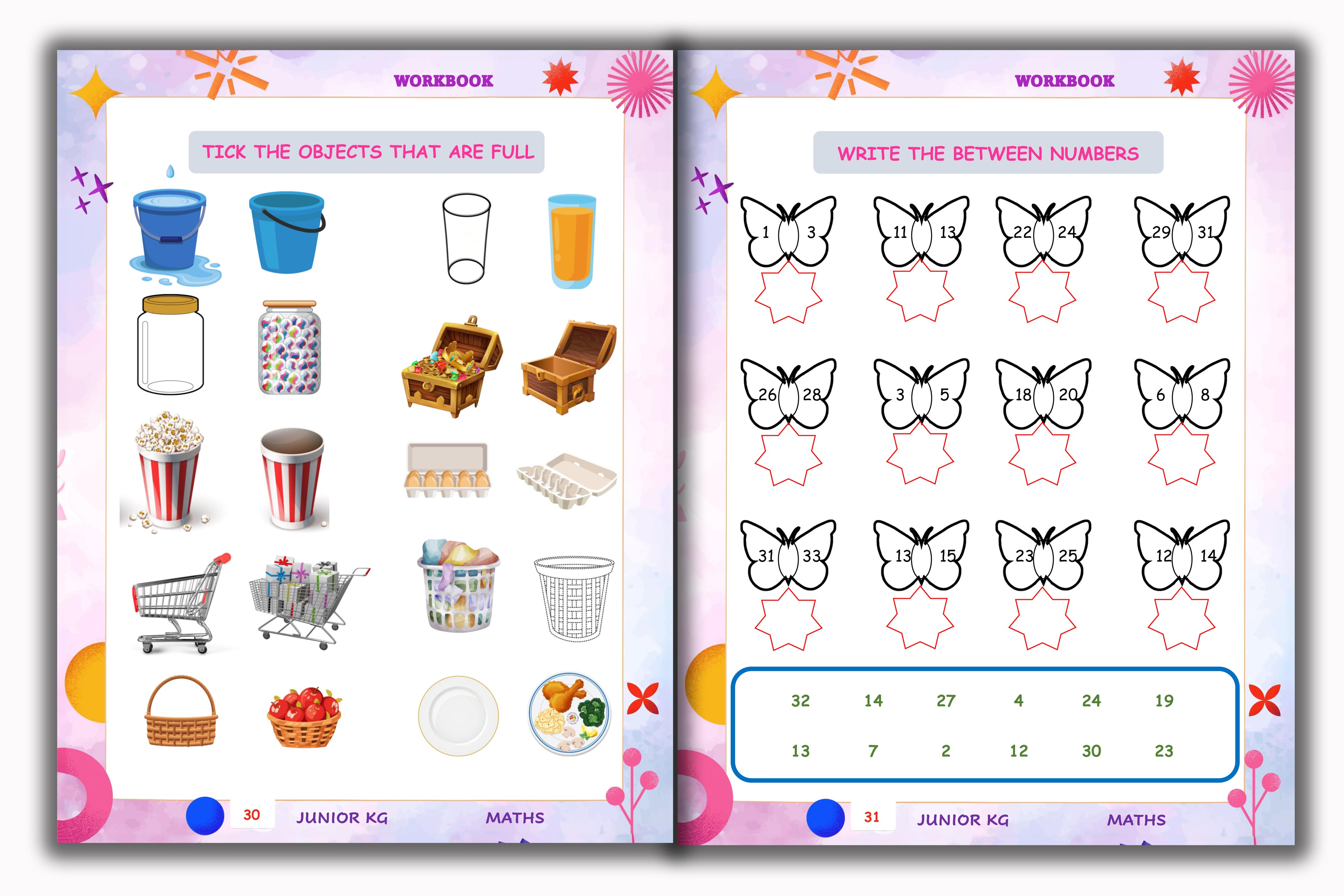 Junior KG - Maths Workbook