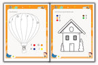 Activity Books Combo  9 - Alphabet Activities, Coloring For Fun, Counting, How Many, Missing Numbers