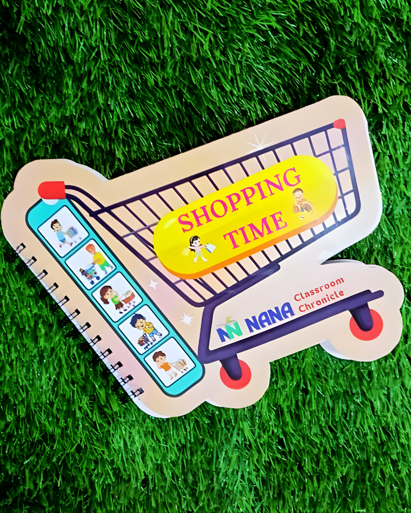 Shopping Trolley Velcro Activity Book