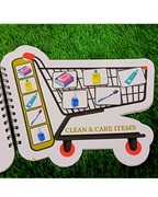 Shopping Trolley Velcro Activity Book