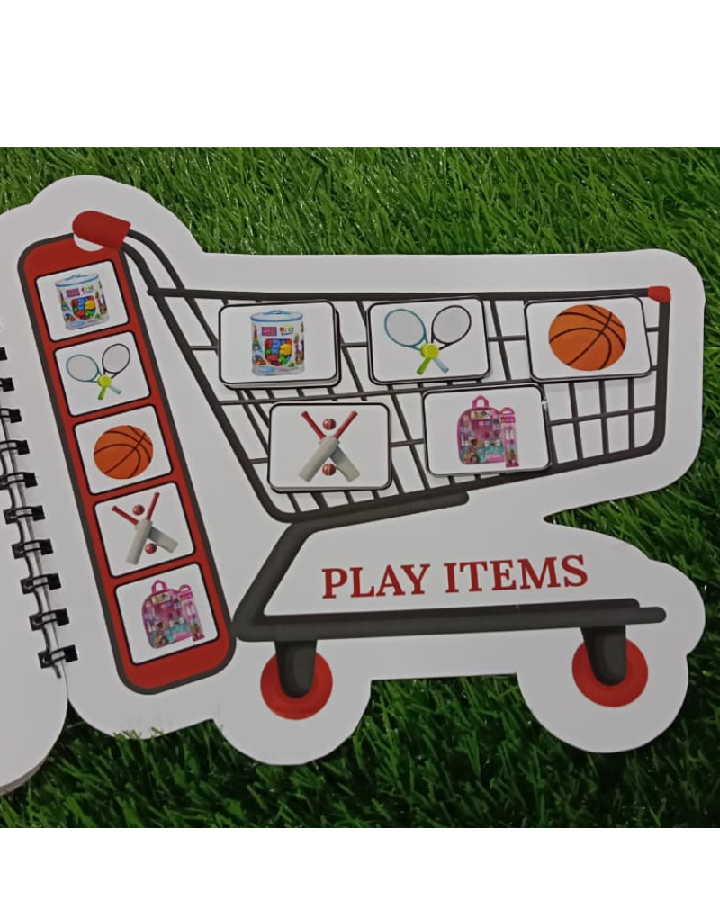 Shopping Trolley Velcro Activity Book