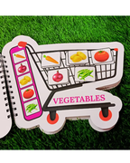 Shopping Trolley Velcro Activity Book