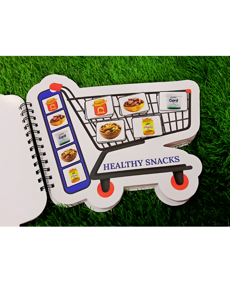Shopping Trolley Velcro Activity Book