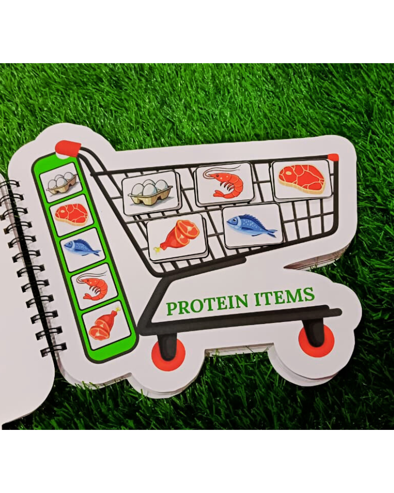 Shopping Trolley Velcro Activity Book