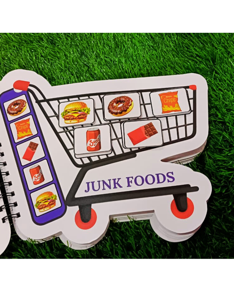 Shopping Trolley Velcro Activity Book