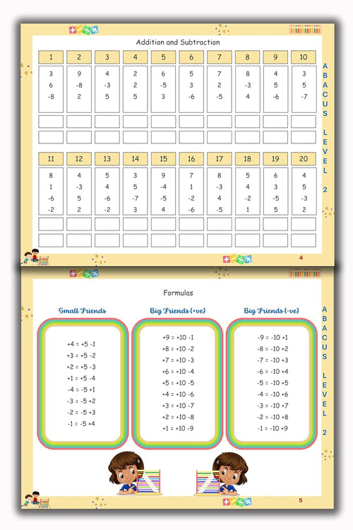 Abacus Book Set - (Level 1 to Level 8)