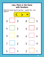 Activity Books Combo  5 - Alphabet Trace And Write, Comparing, Match Numbers, Number, Shadow Matching