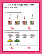 Activity Books Combo  5 - Alphabet Trace And Write, Comparing, Match Numbers, Number, Shadow Matching