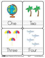 Activity Books Combo 3 - Circle The Cute Dinosaurs, Circle The Letters, Drawing, Number Flashcards, Number Trace And Write