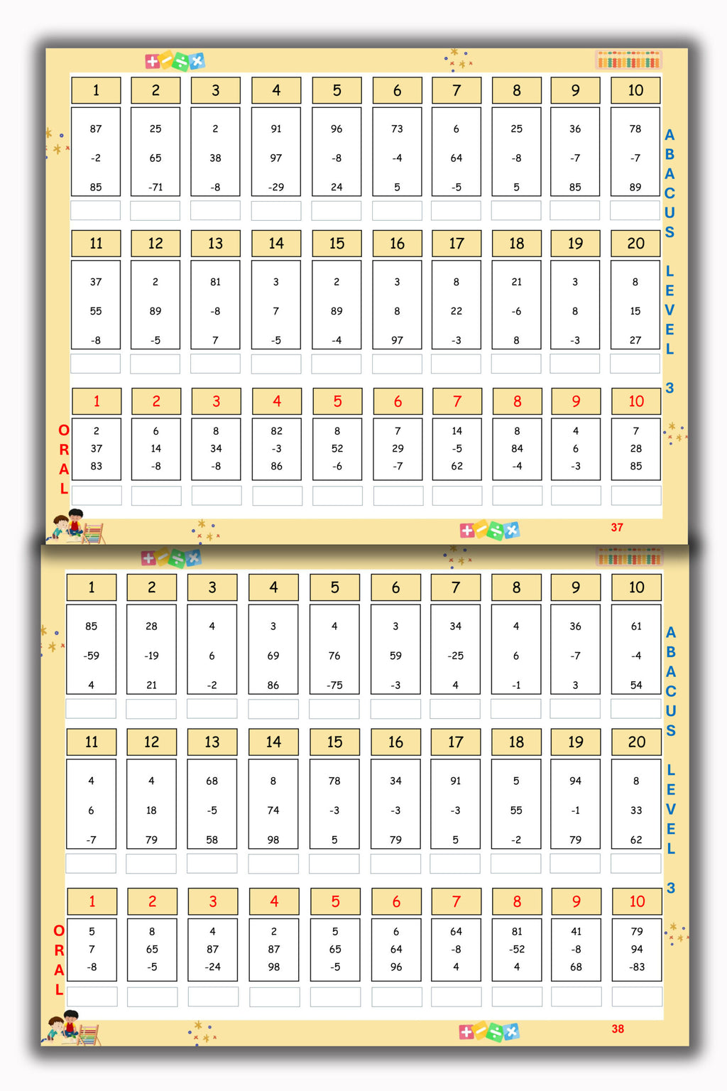 Abacus Books Level 1 - 8