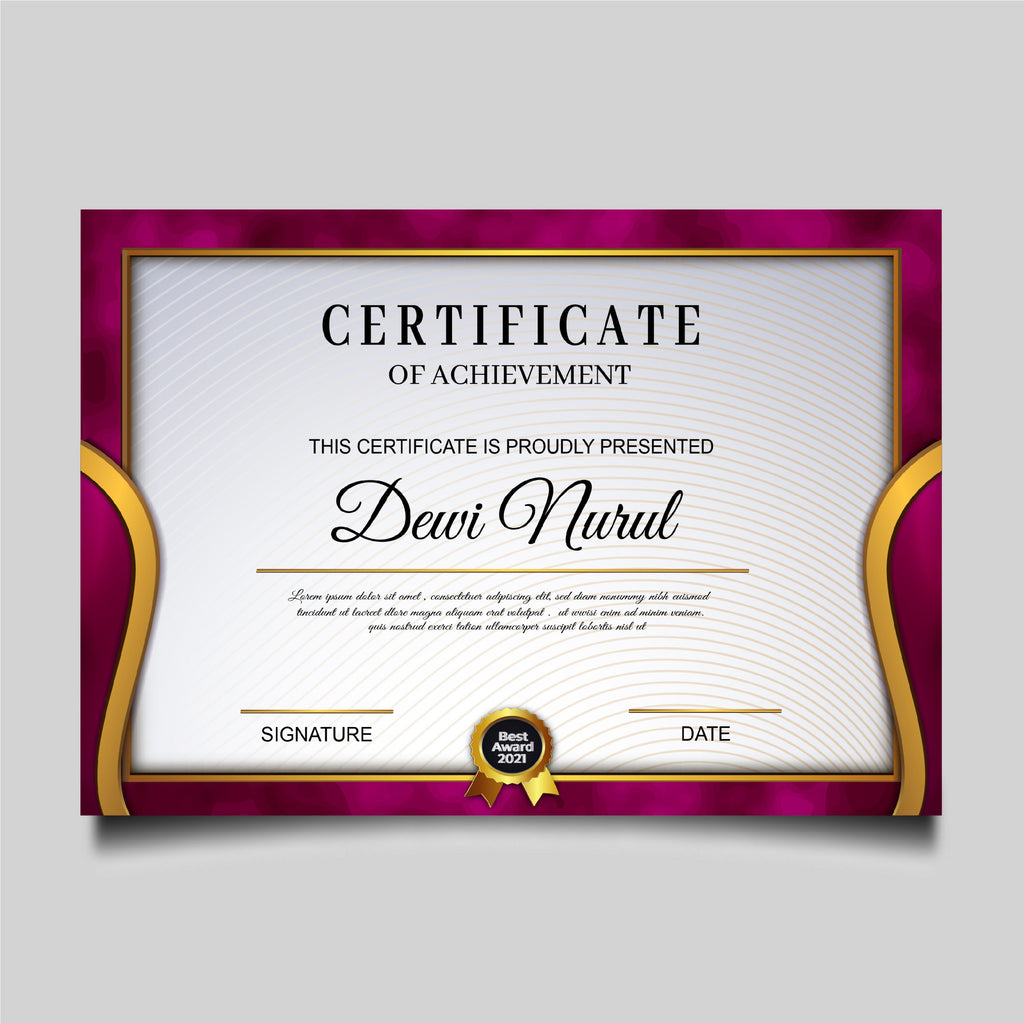 Certificate Printing