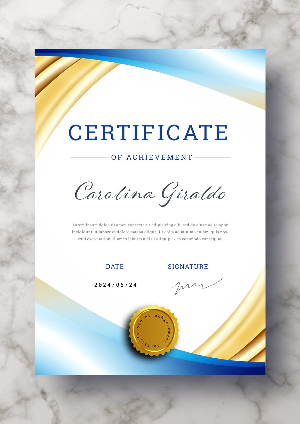 Certificate Printing