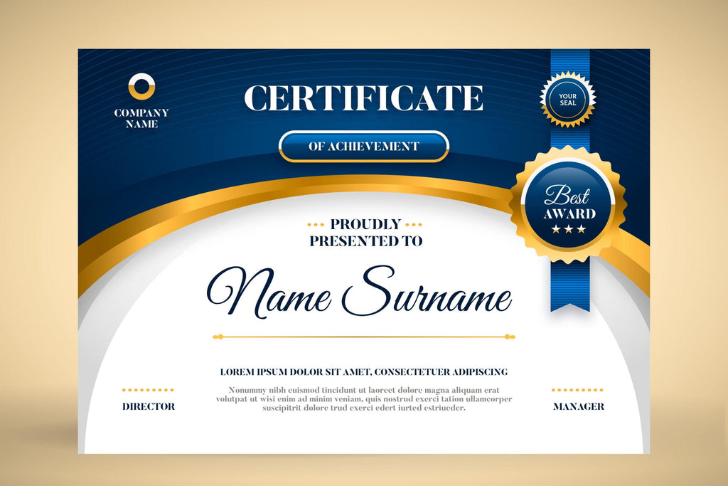 Certificate Printing