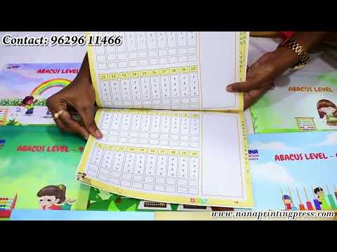 Abacus Book Set - (Level 1 to Level 8)