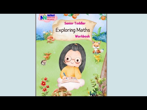 Senior Toddler - Maths Workbook (Pre KG)
