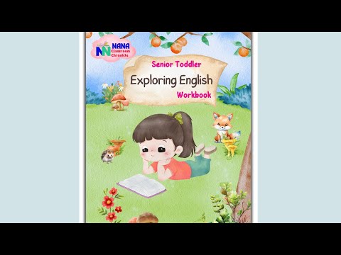 Senior Toddler - English Workbook (Pre KG)
